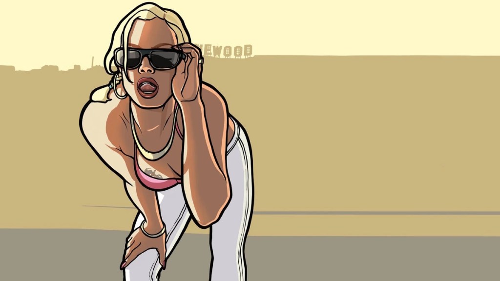 Rochell'le - GTA San Andreas cover girl