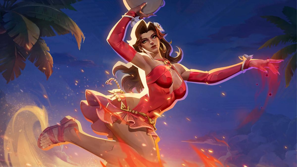 Scarlet Witch summer skin in Marvel Rivals