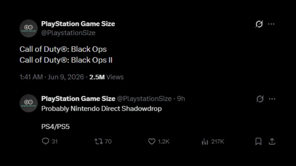 Listado de Playstation BO 1 y 2