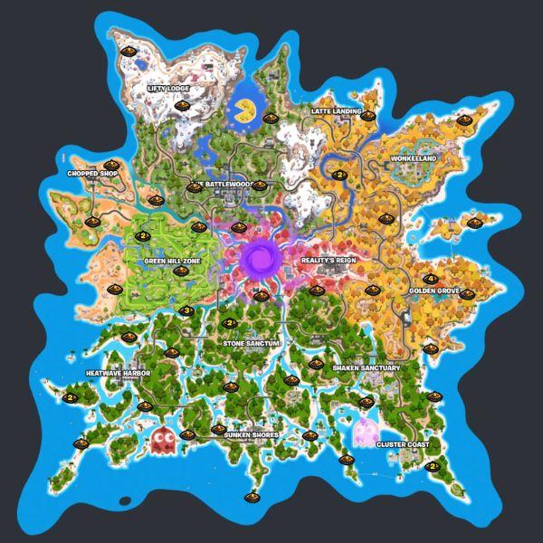 Fortnite Chapter 7 Season 4 Campfires Map