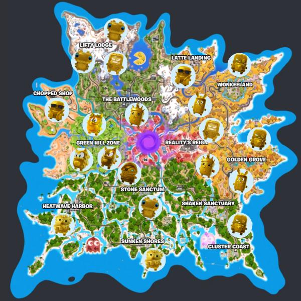 Fortnite Gold Sprite map location