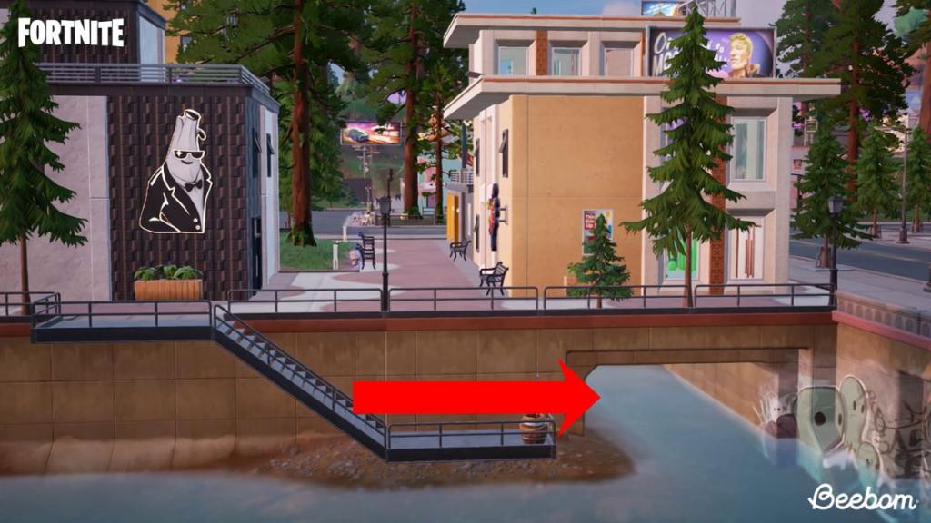 Battlewoods Sewer Entrance in Fortnite