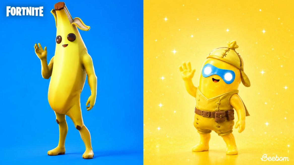 Fortnite Peely Skin as a Sprite