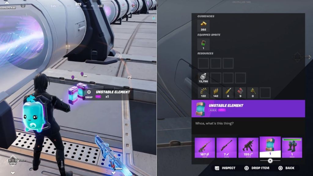 Unstable Element Granted in Fortnite
