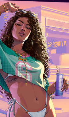 GTA 6 cover girl