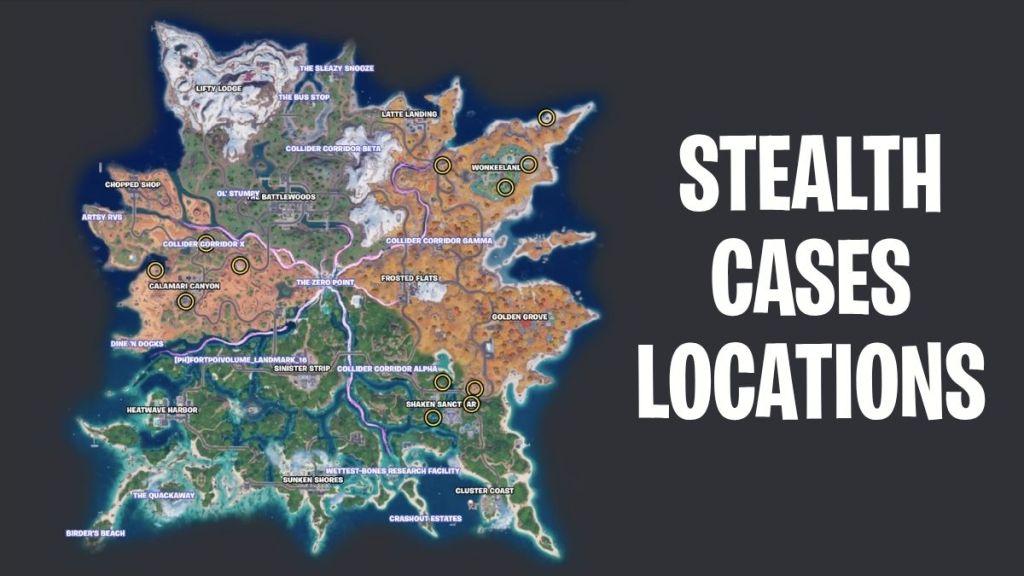 Stealth Cases Fortnite Map