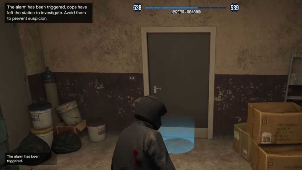 Alarm Triggered in the Cocaine Lockup