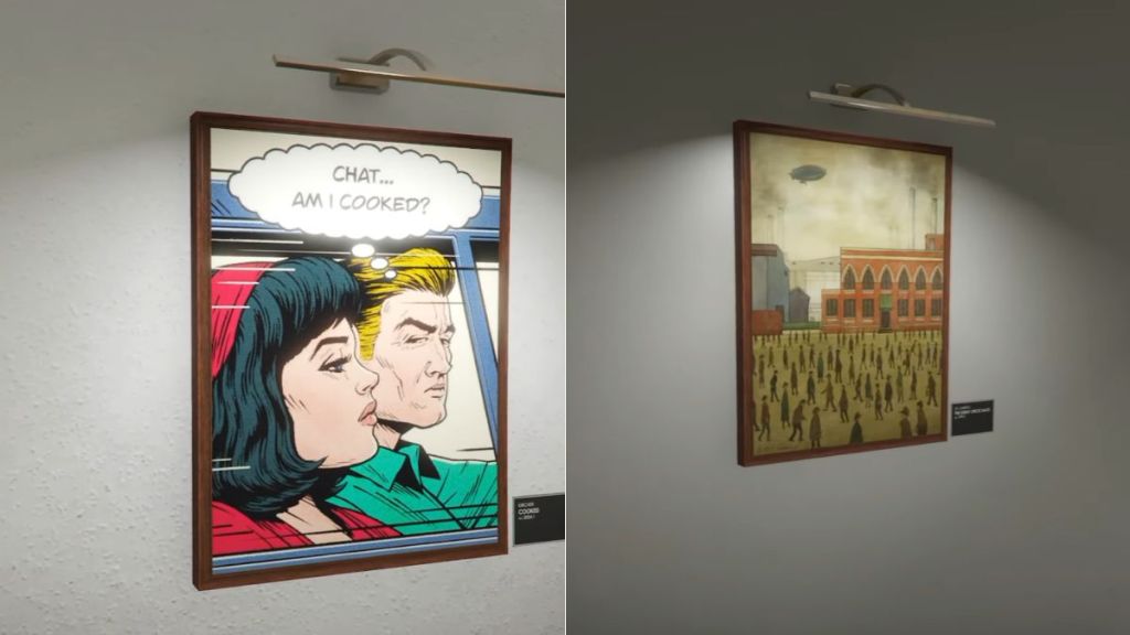 Artworks in the first floor in Kortz Center