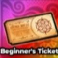 Beginner's ticket