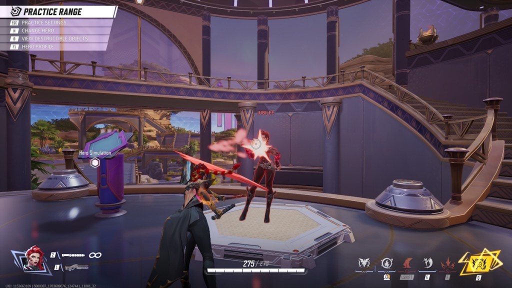 Black Widow Electric Baton Melee Attack