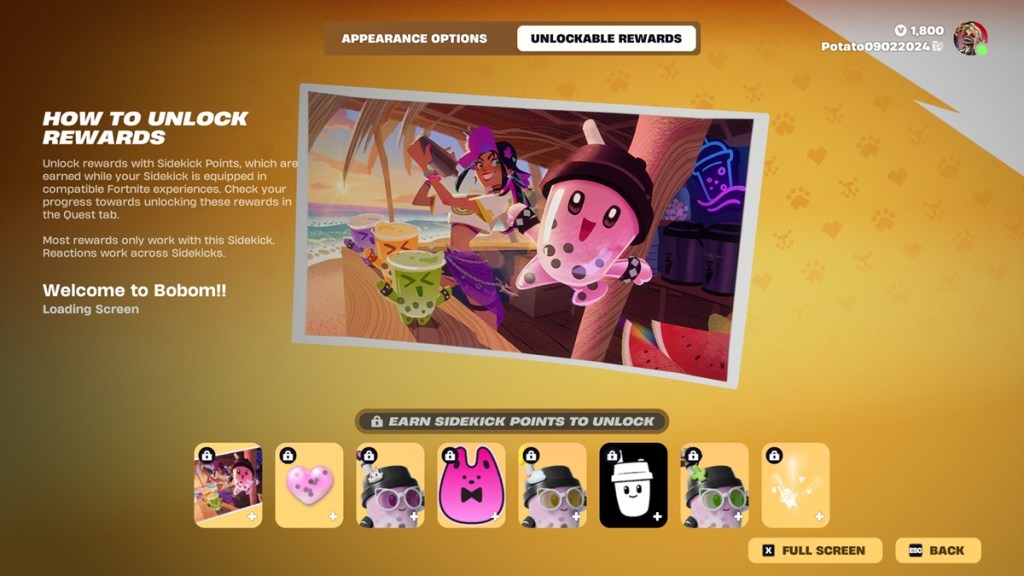 List Of Bonus Rewards