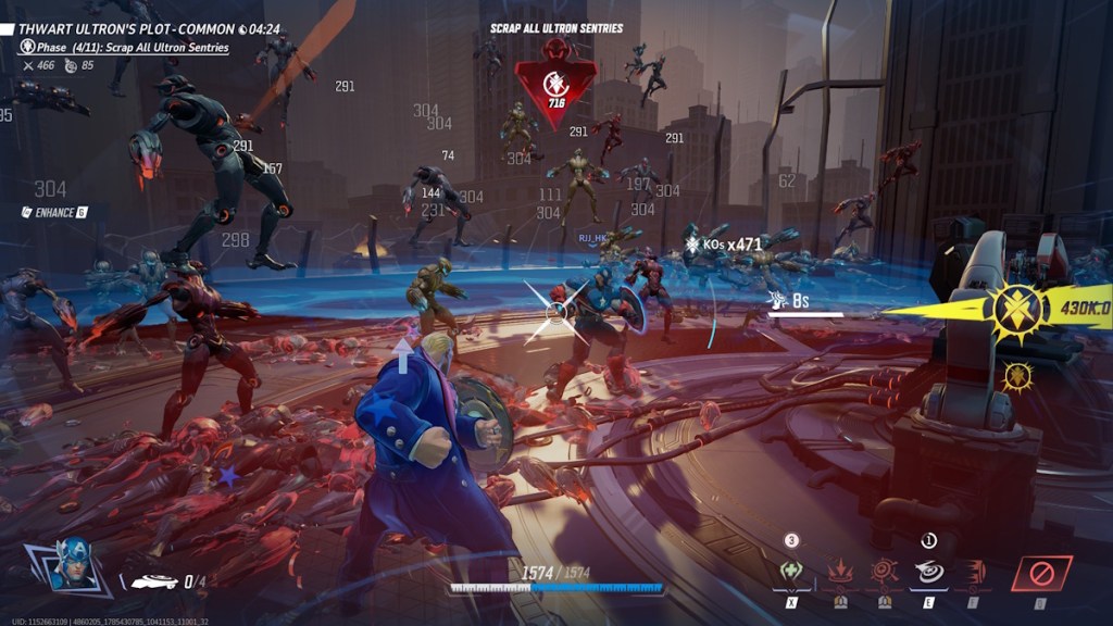 Captain America in  Marvel Rivals Avengers Age of Ultron mode