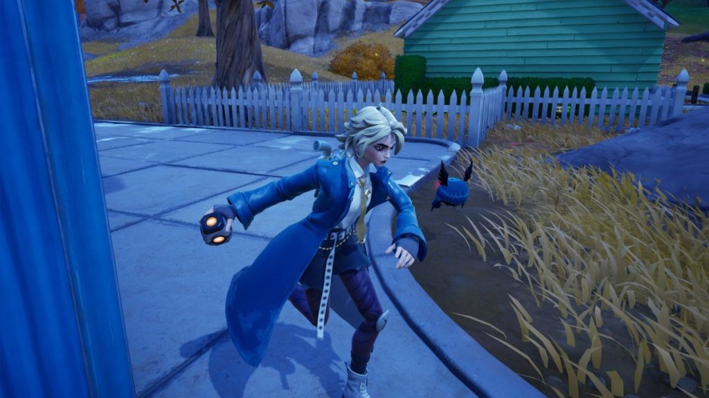 Carrying Port-A-Cover In Fortnite
