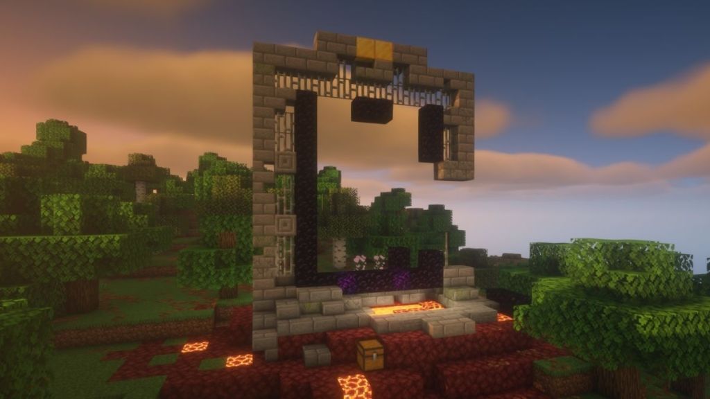Check Ruined Portals for Magma Blocks in Minecraft