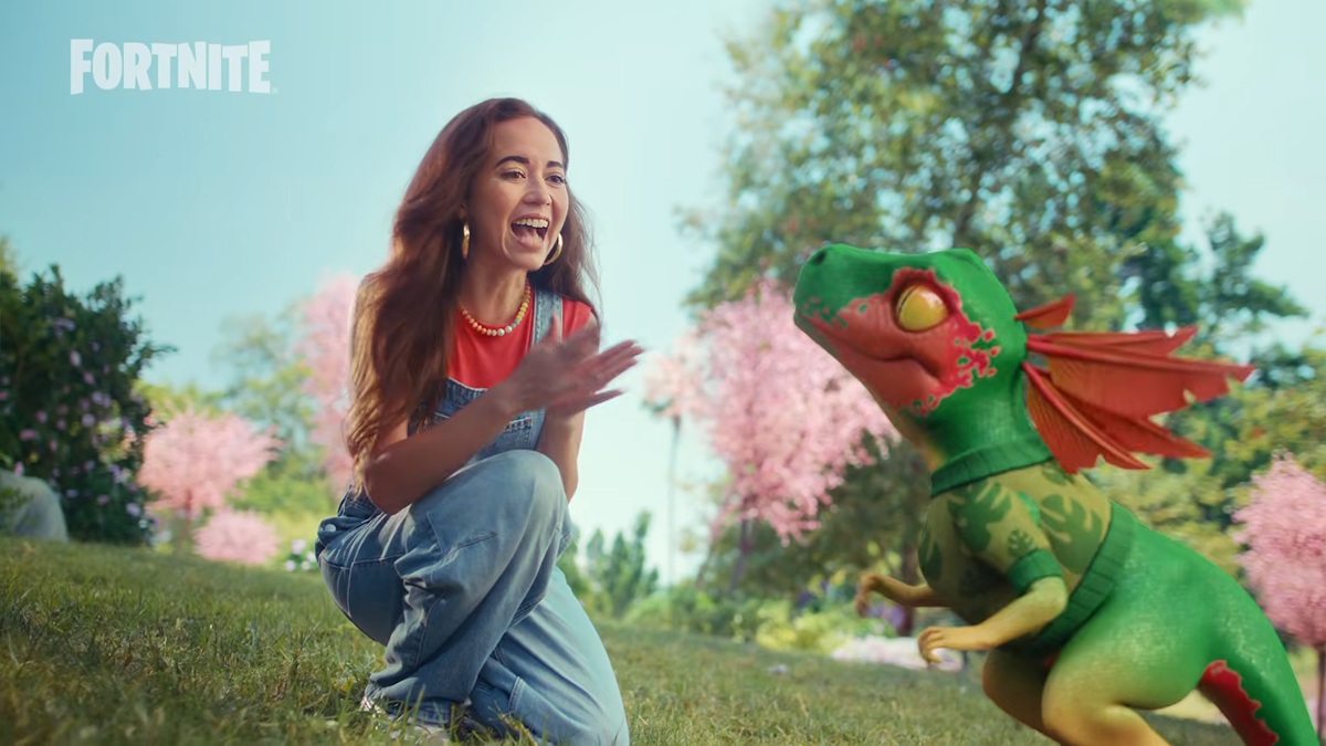 Cuddles and Chaos Fortnite Featuring Maya Higa And Raptor