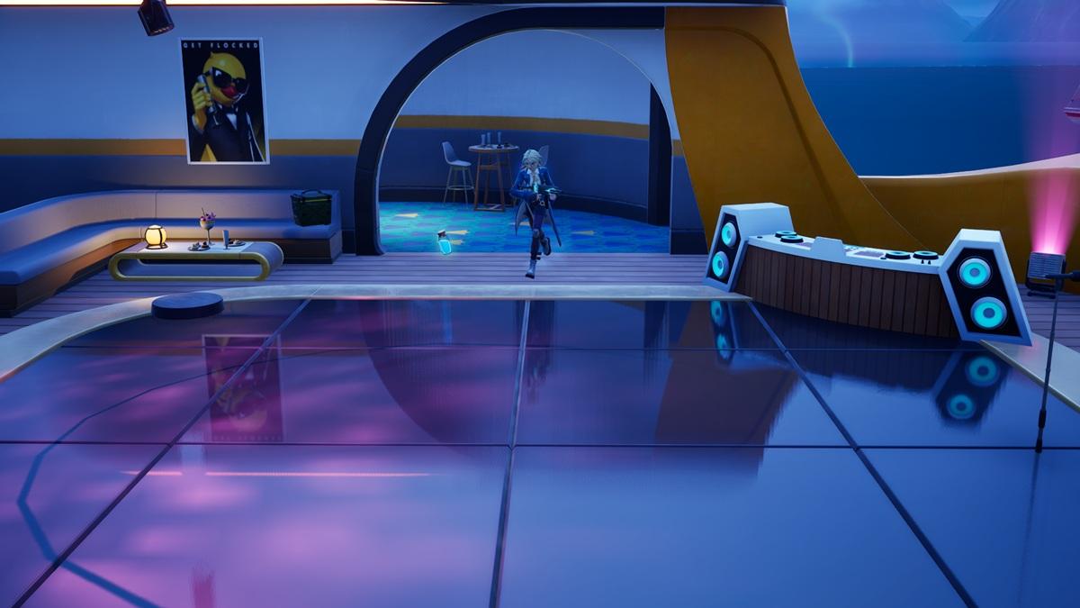 Pista de baile en Duck Yacht en Fortnite