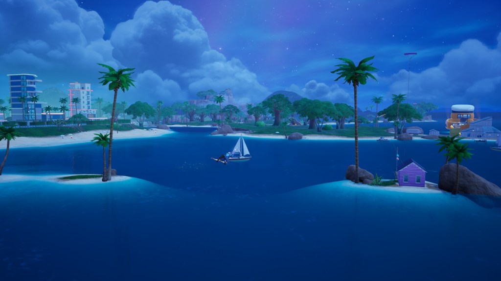 Duck Yacht Location From The Sky