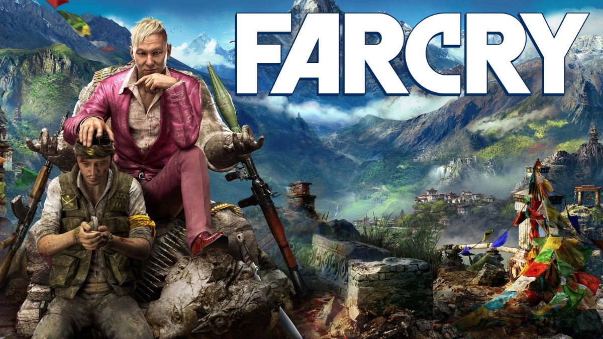 Far Cry 4 Key art with the logo for Far Cry