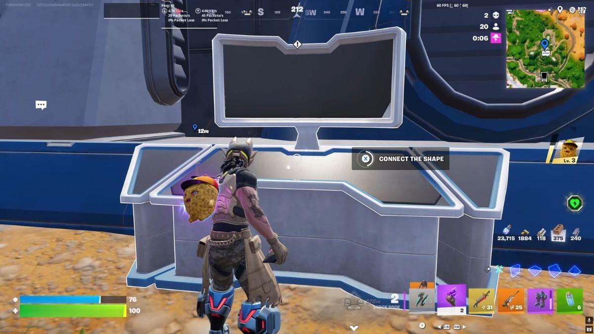 Activating The Shape Console in Fortnite Chapter 7 Season 3