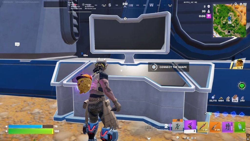 Activating The Shape Console in Fortnite Chapter 7 Season 3