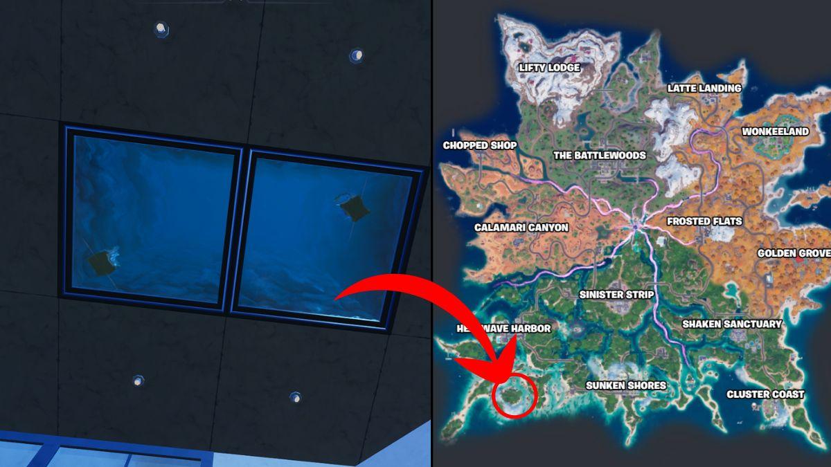 Aquarium Vault Location in Fortnite Chapter 7 Season 3