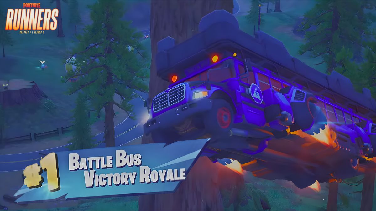 Fortnite Battle Bus Victory Royale