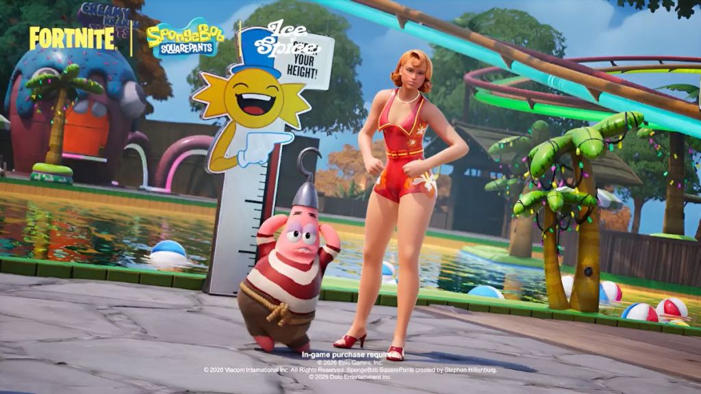 Patrick Star Sidekick y Bikini Bottom Ice Spice Skin en Fortnite