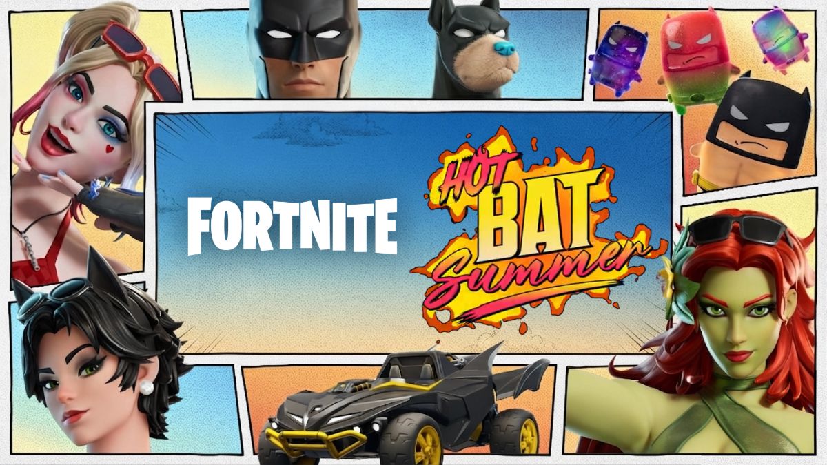 Cover art for the Fortnite DC Hot Bat Summer event