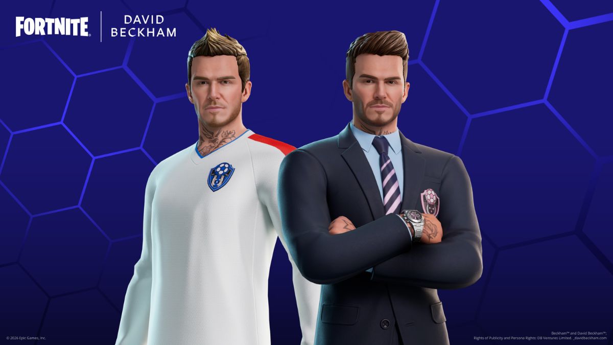 David Beckham skins in Fortnite