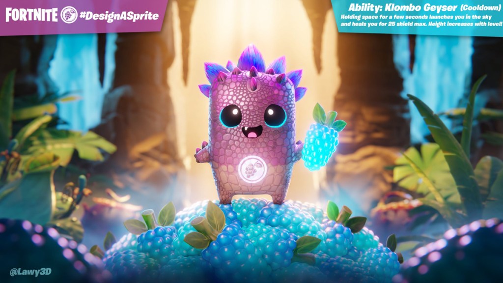 Klombo Sprite with a Klomberry for Fortnite Sprite Contest