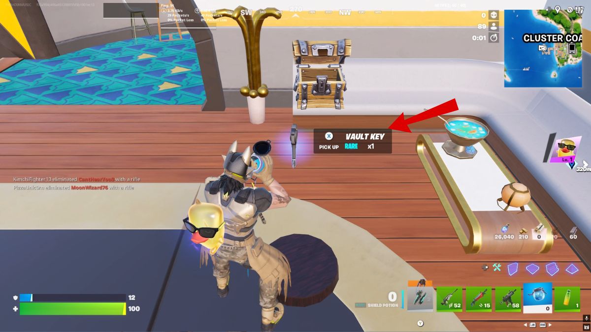 Clave de bóveda rara en Fortnite Capítulo 7 Temporada 3
