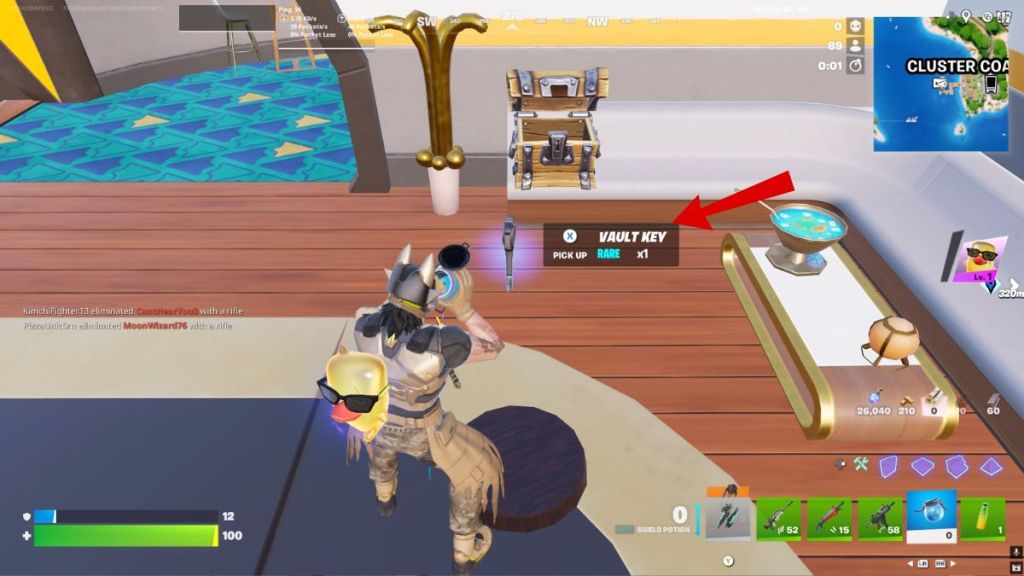 Rare Vault Key in Fortnite Chapter 7 Season 3