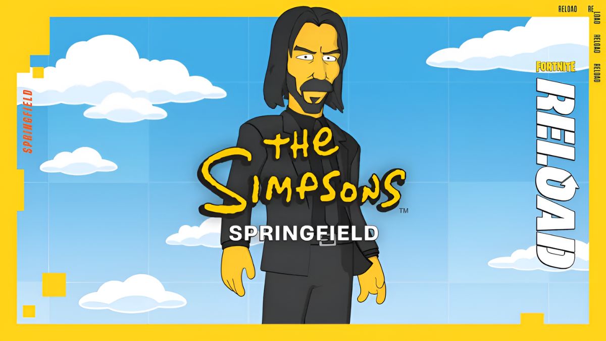 Fortnite Simpsons John Wick Skin Style