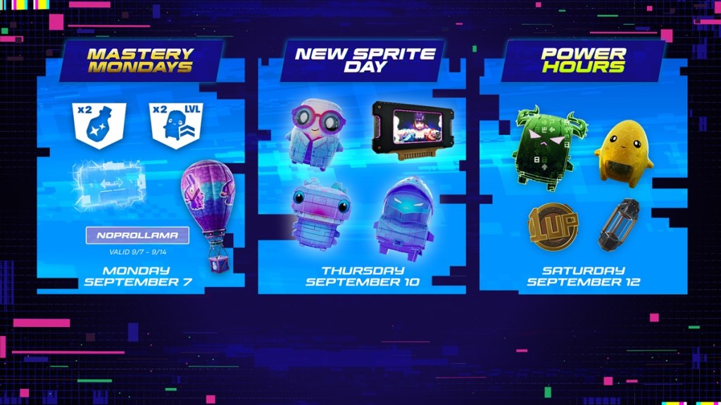Fortnite Sprite Events September 7 to September 12, 2026