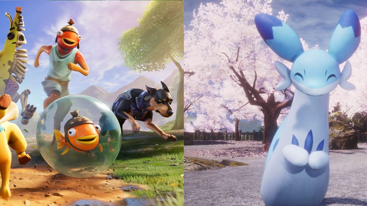 Fortnite Sidekick and Palworld Pals