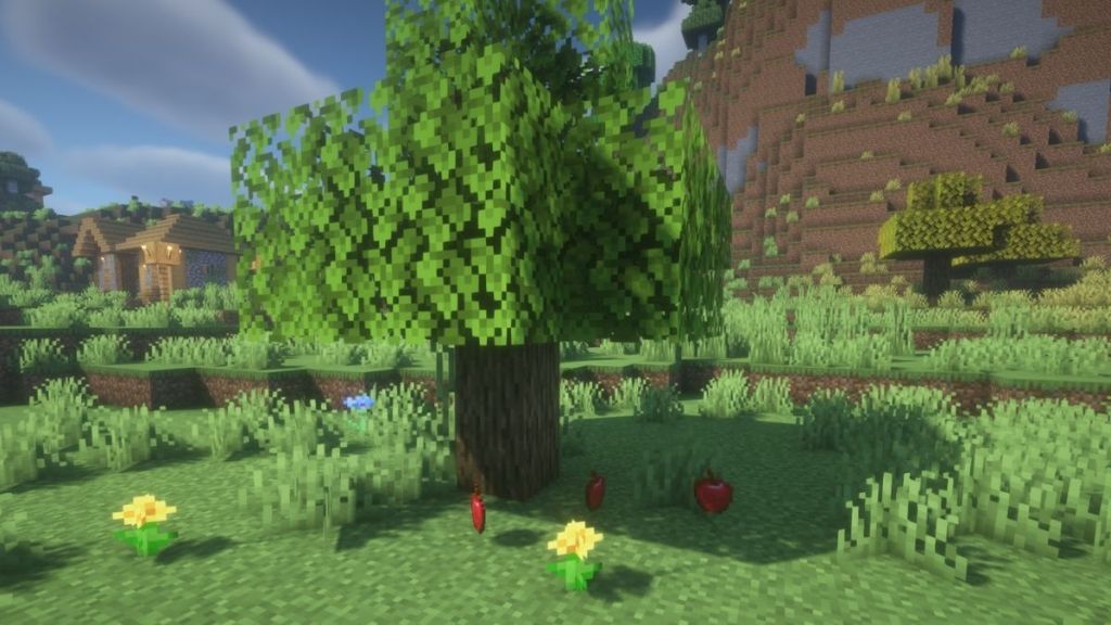 Get apples in Minecraft
