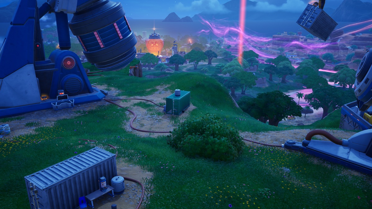 Green Shipping Container That Contains The Missing Audio Log In Fortnite