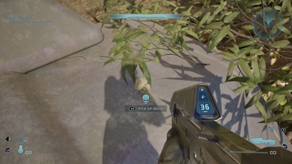 Acrophobia Skull in Halo Campaign evolved