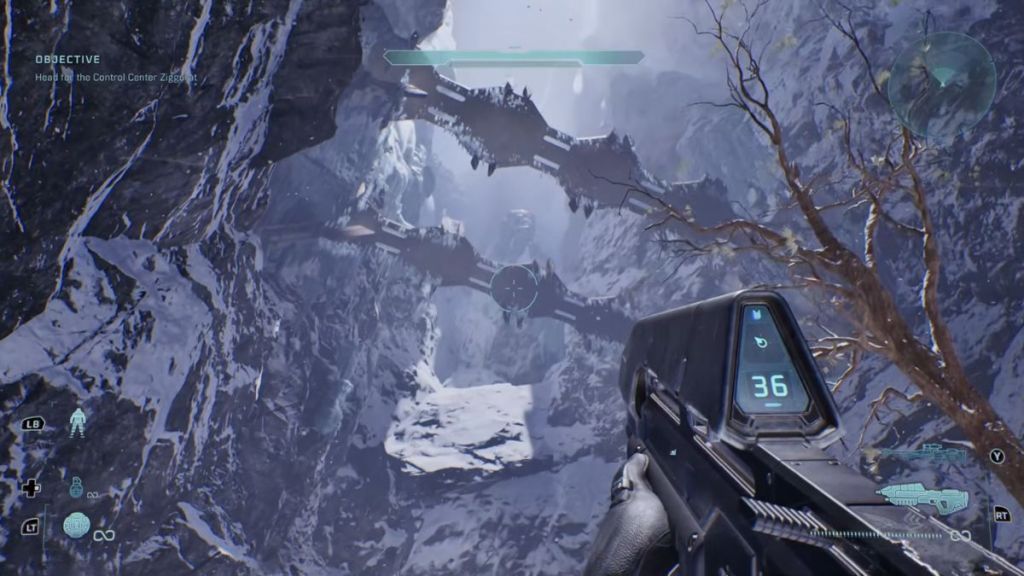 Two bridges in Halo Campaign Evolved
