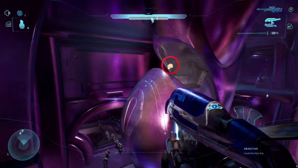 Endurance Spec Skull in Halo Campaign Evolved