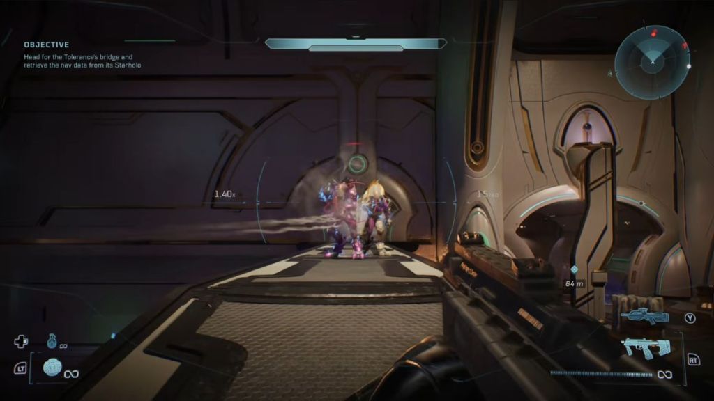 Bridge leading to Eye Patch Skull location in Halo Campaign Evolved