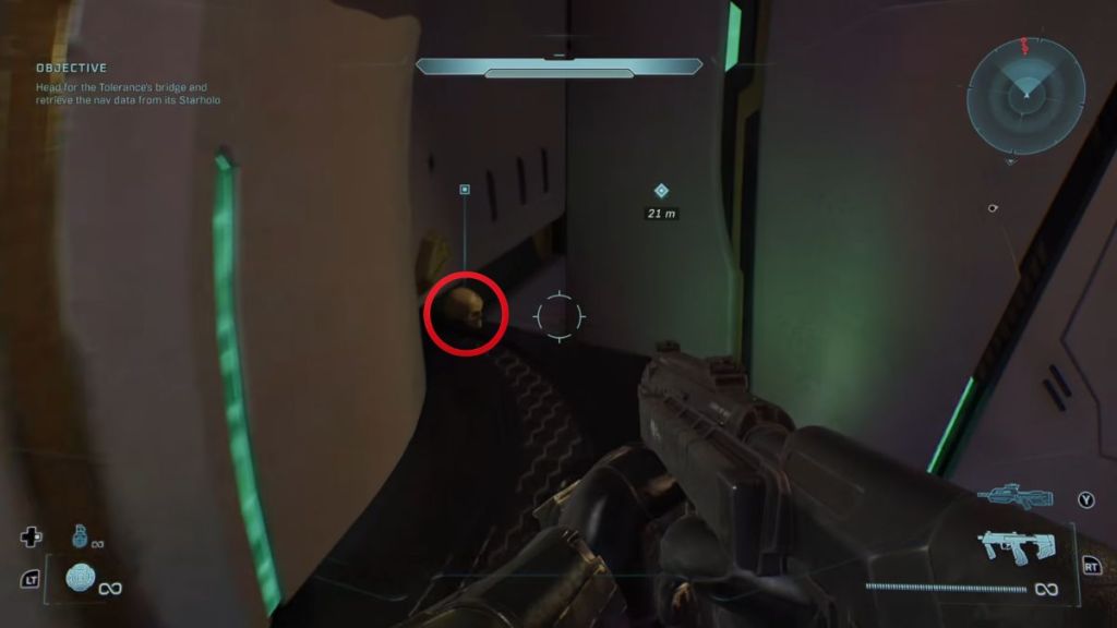 Eye Patch Skull in Halo Campaign Evolved