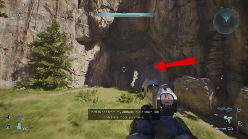 A cave in Halo Campaign Evolved