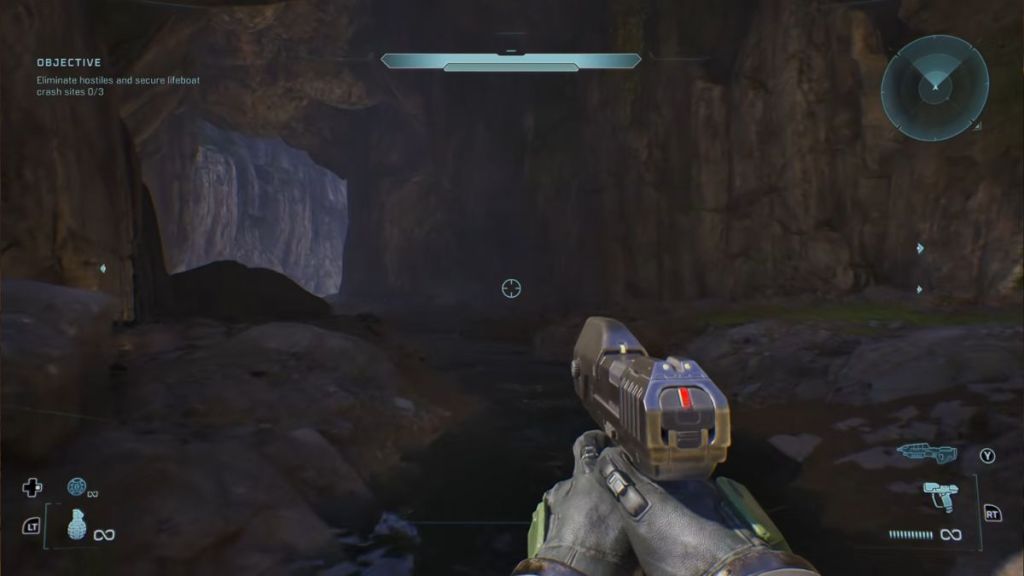 A cave in Halo Campaign Evolved