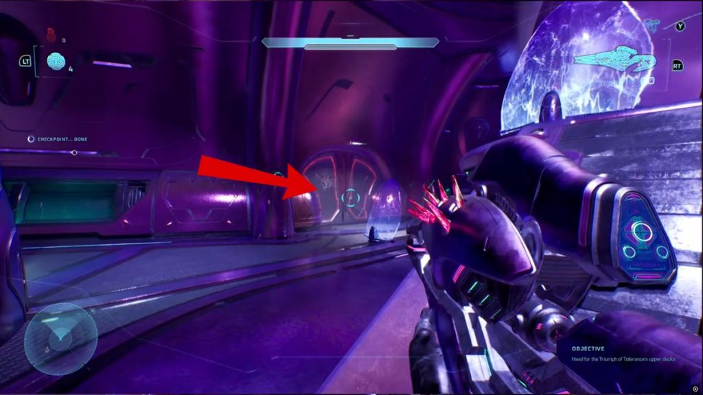 Gate leading to the Leadhead Skull location in Halo Campaign Evolved
