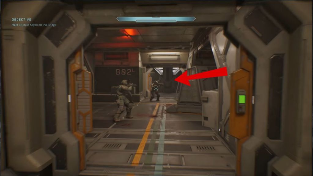 Magnified Skull location in Halo Campaign Evolved