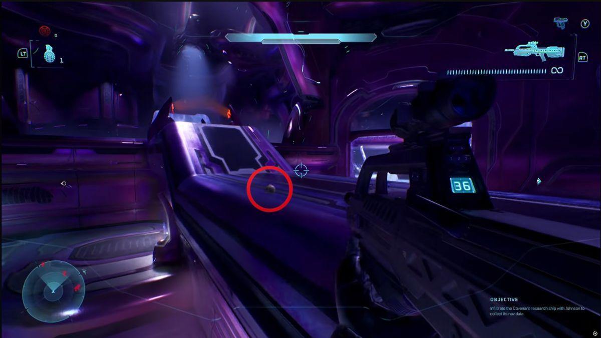Ubicación del cráneo defectuoso en Halo Campaign Evolved