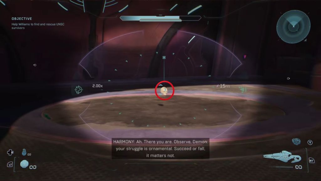 Recession Skull in Halo Campaign Evolved