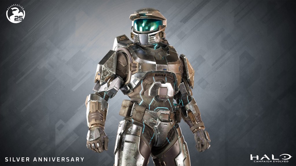 Halo Campaign Evolved Silver Anniversary Armor skin