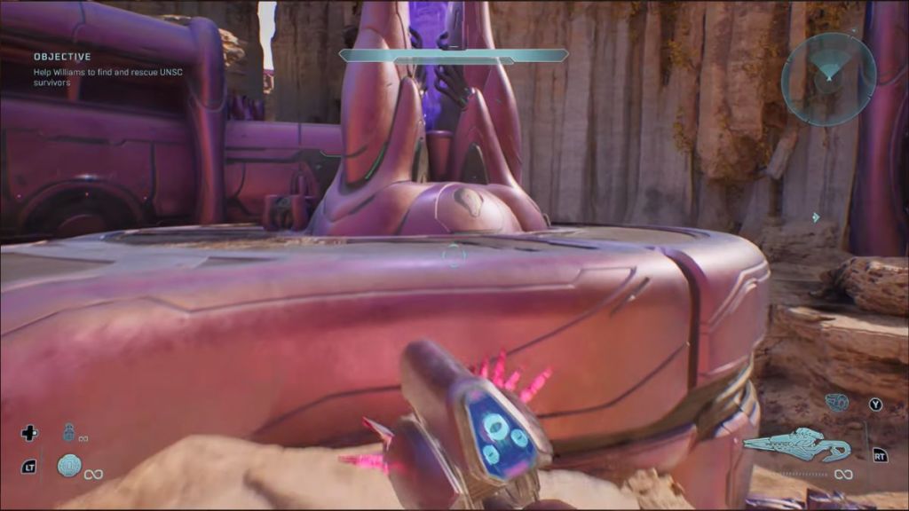 Spiral structure in Halo Campaign Evolved